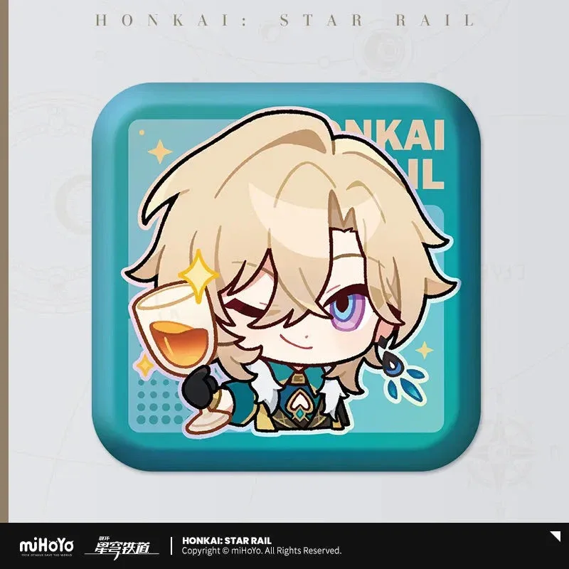 Honkai: Star Rail Pom-Pom Exhibition Series Square Tinplate Badge - Image 36