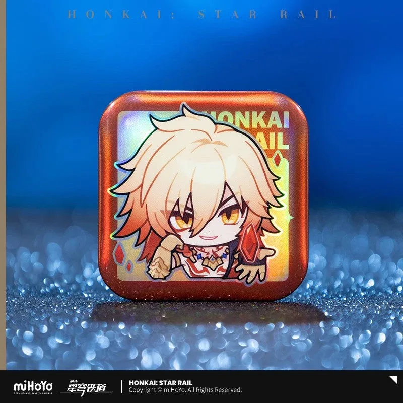 Honkai: Star Rail Pom-Pom Exhibition Series Square Tinplate Badge - Image 5