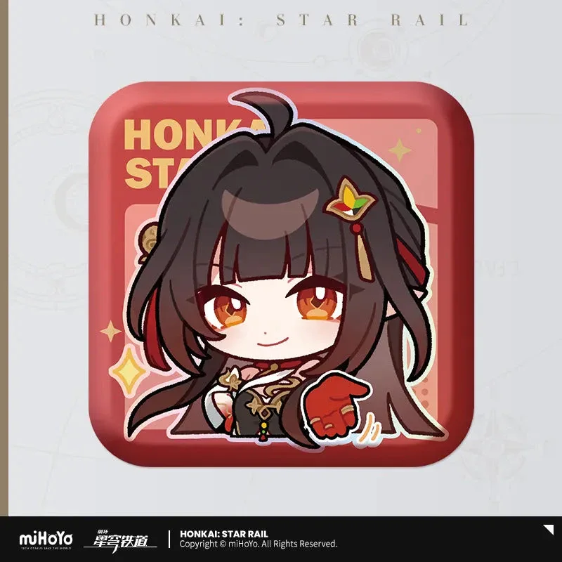 Honkai: Star Rail Pom-Pom Exhibition Series Square Tinplate Badge - Image 50