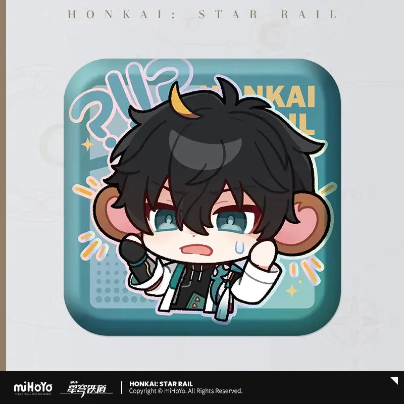 Honkai: Star Rail Pom-Pom Exhibition Series Square Tinplate Badge - Image 55