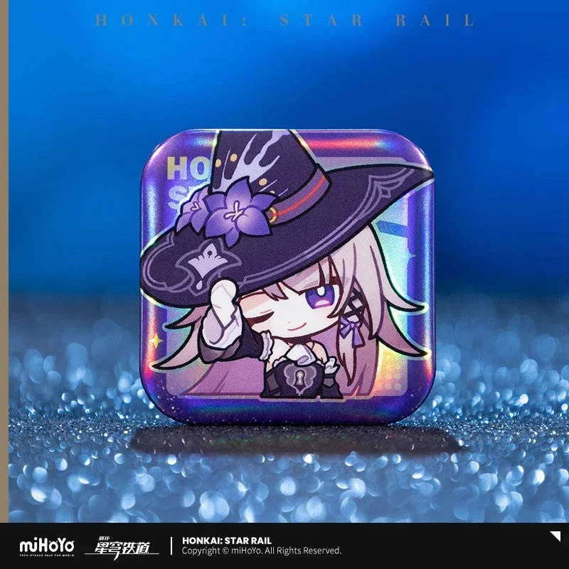 Honkai: Star Rail Pom-Pom Exhibition Series Square Tinplate Badge - Image 6