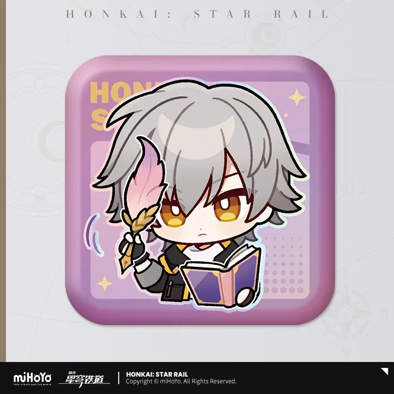 Honkai: Star Rail Pom-Pom Exhibition Series Square Tinplate Badge - Image 68