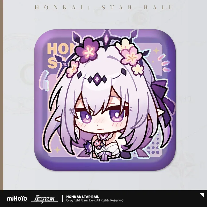 Honkai: Star Rail Pom-Pom Exhibition Series Square Tinplate Badge - Image 69