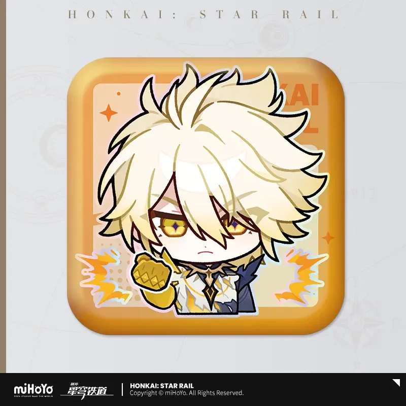 Honkai: Star Rail Pom-Pom Exhibition Series Square Tinplate Badge - Image 71