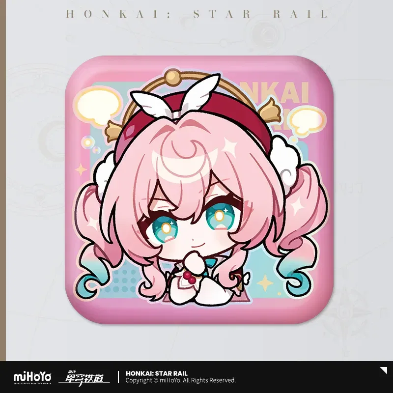 Honkai: Star Rail Pom-Pom Exhibition Series Square Tinplate Badge - Image 73