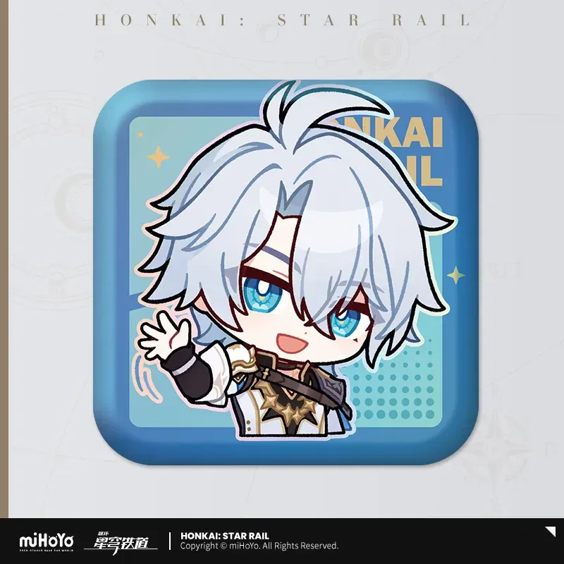 Honkai: Star Rail Pom-Pom Exhibition Series Square Tinplate Badge - Image 74