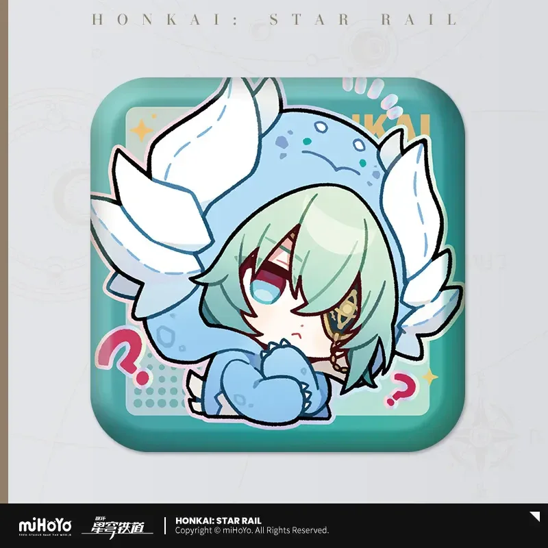 Honkai: Star Rail Pom-Pom Exhibition Series Square Tinplate Badge - Image 75