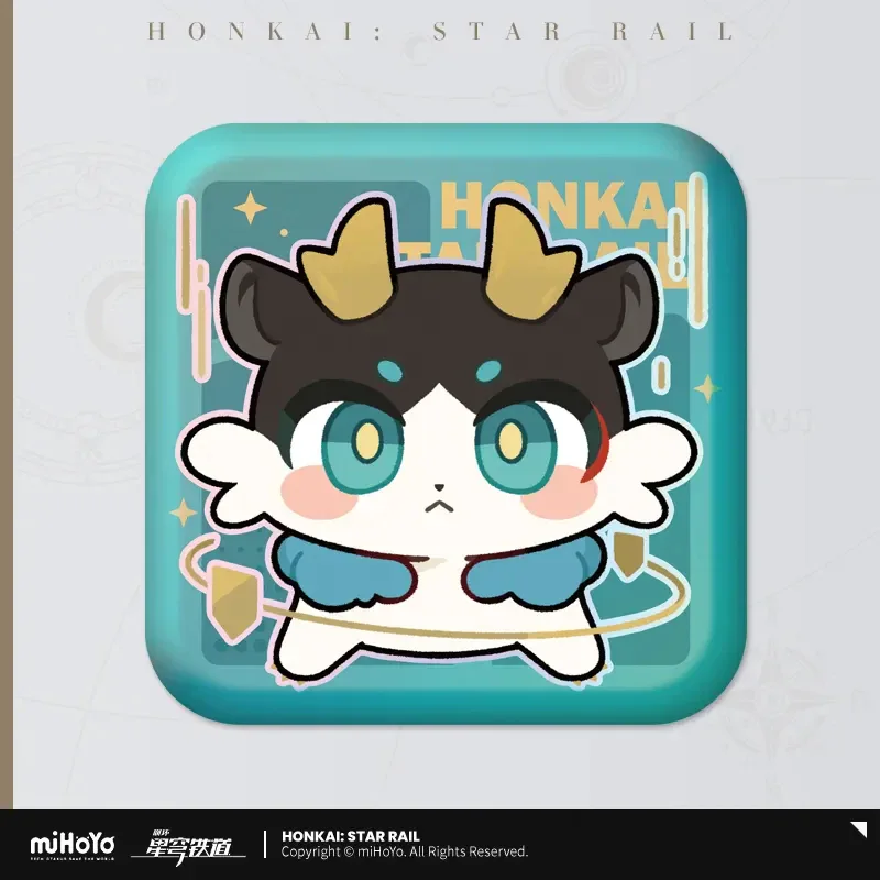 Honkai: Star Rail Pom-Pom Exhibition Series Square Tinplate Badge - Image 77