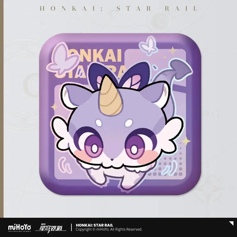 Honkai: Star Rail Pom-Pom Exhibition Series Square Tinplate Badge - Image 80