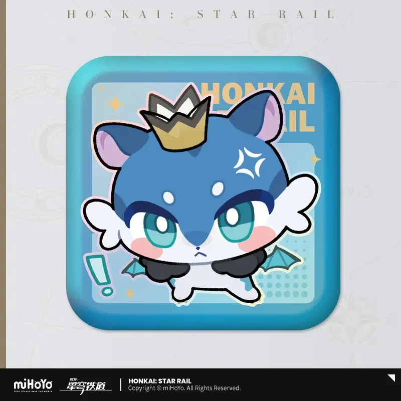 Honkai: Star Rail Pom-Pom Exhibition Series Square Tinplate Badge - Image 82