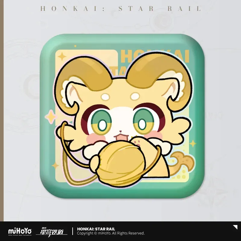 Honkai: Star Rail Pom-Pom Exhibition Series Square Tinplate Badge - Image 84
