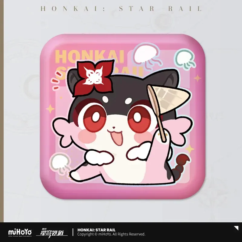 Honkai: Star Rail Pom-Pom Exhibition Series Square Tinplate Badge - Image 90