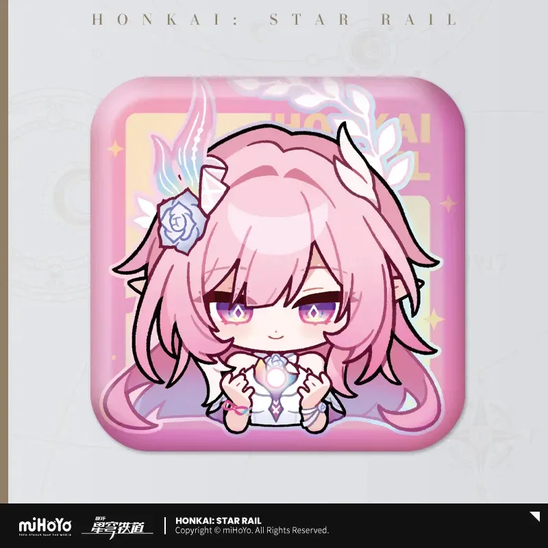 Honkai: Star Rail Pom-Pom Exhibition Series Square Tinplate Badge - Image 91