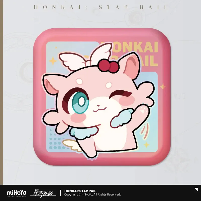Honkai: Star Rail Pom-Pom Exhibition Series Square Tinplate Badge - Image 92