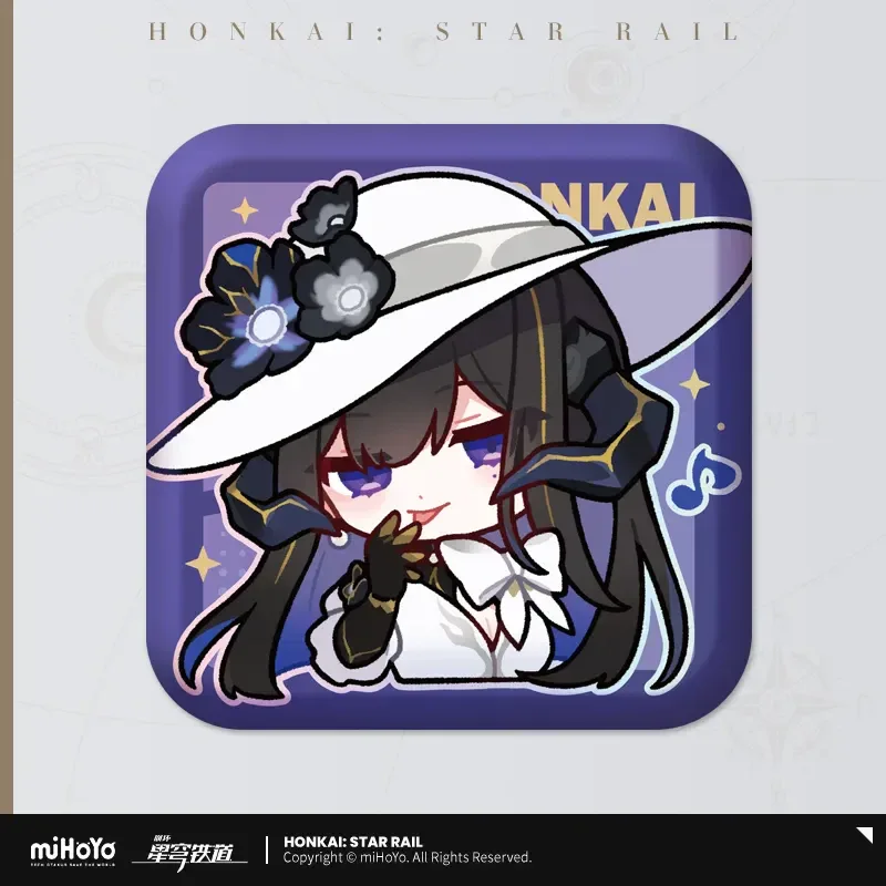 Honkai: Star Rail Pom-Pom Exhibition Series Square Tinplate Badge - Image 96