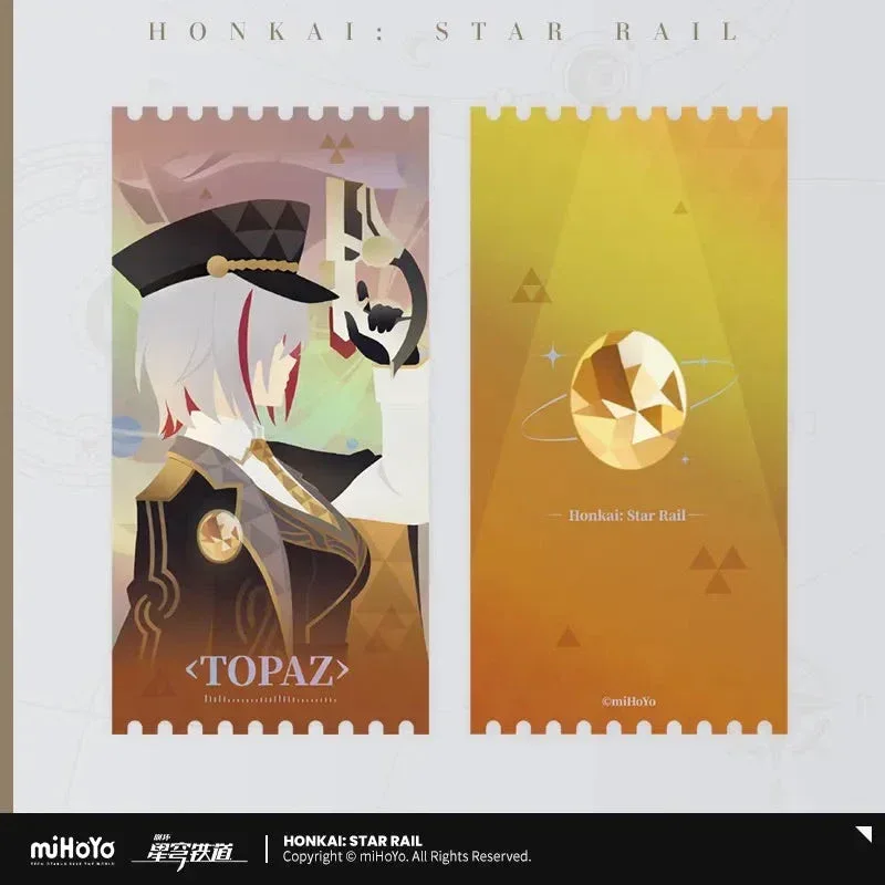 Honkai: Star Rail Stoneheart's Oath Ring Series Laser Ticket Set - Image 2