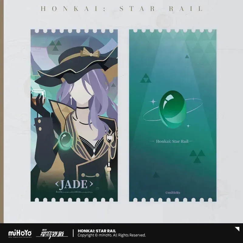 Honkai: Star Rail Stoneheart's Oath Ring Series Laser Ticket Set - Image 4