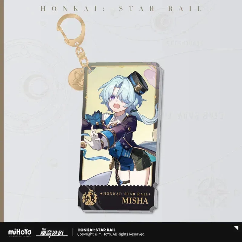 Honkai: Star Rail The Destruction Character Warp Artwork Acrylic Keychain - Image 11