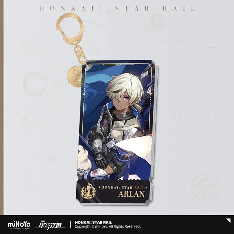 Honkai: Star Rail The Destruction Character Warp Artwork Acrylic Keychain - Image 4