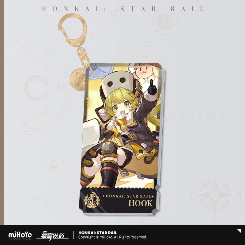 Honkai: Star Rail The Destruction Character Warp Artwork Acrylic Keychain - Image 5