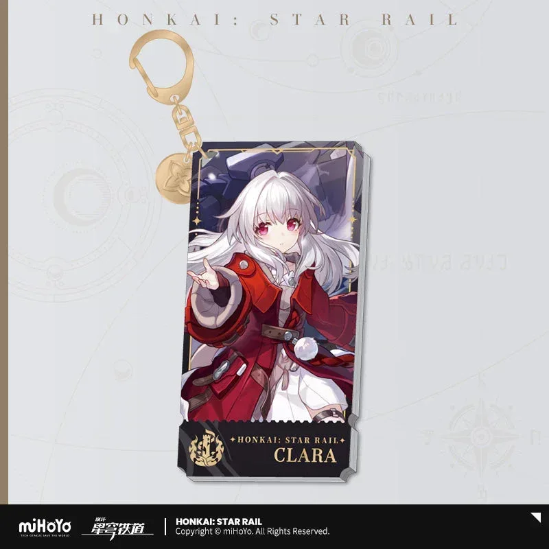 Honkai: Star Rail The Destruction Character Warp Artwork Acrylic Keychain - Image 6