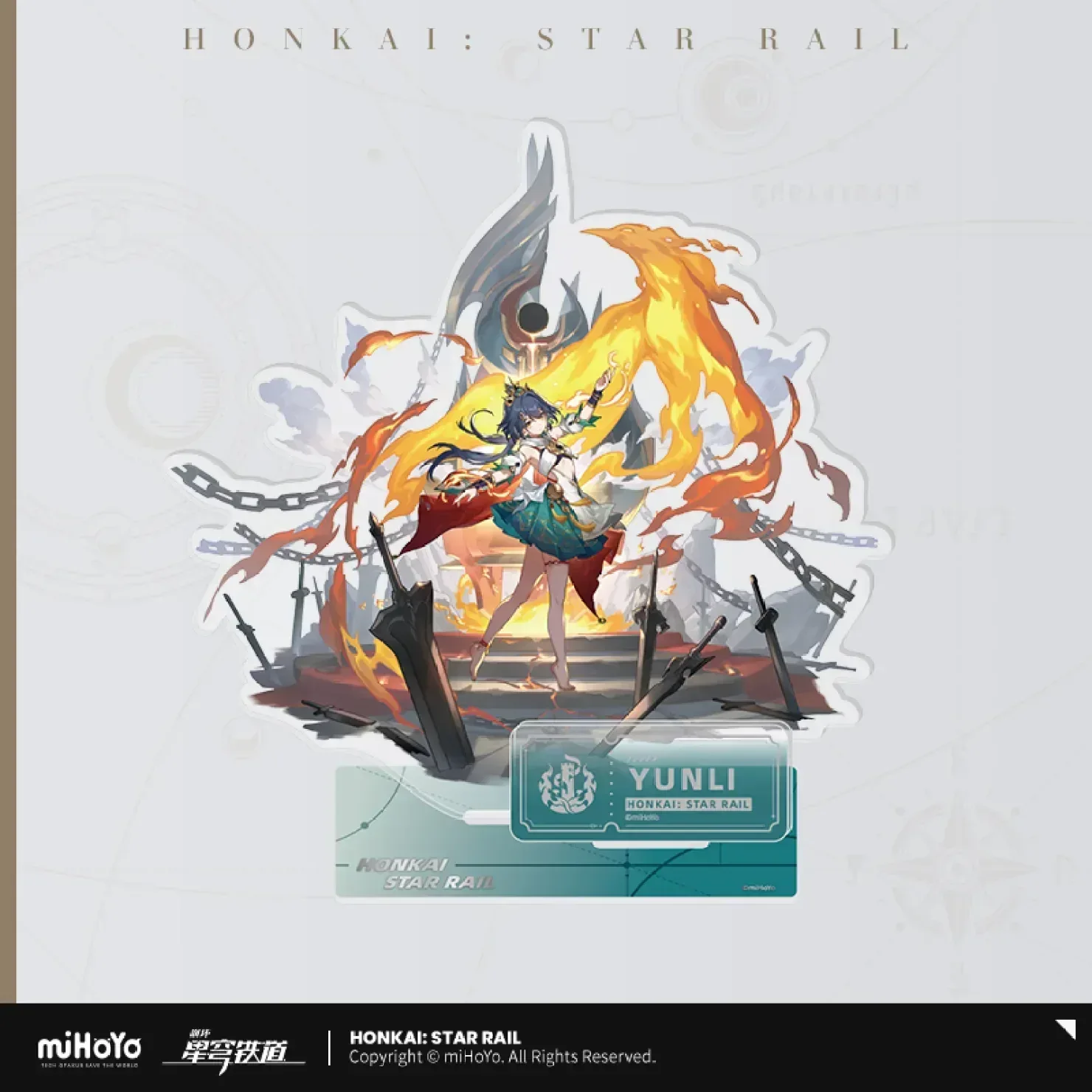 Honkai: Star Rail The Destruction Character Warp Artwork Acrylic Stand - Image 15