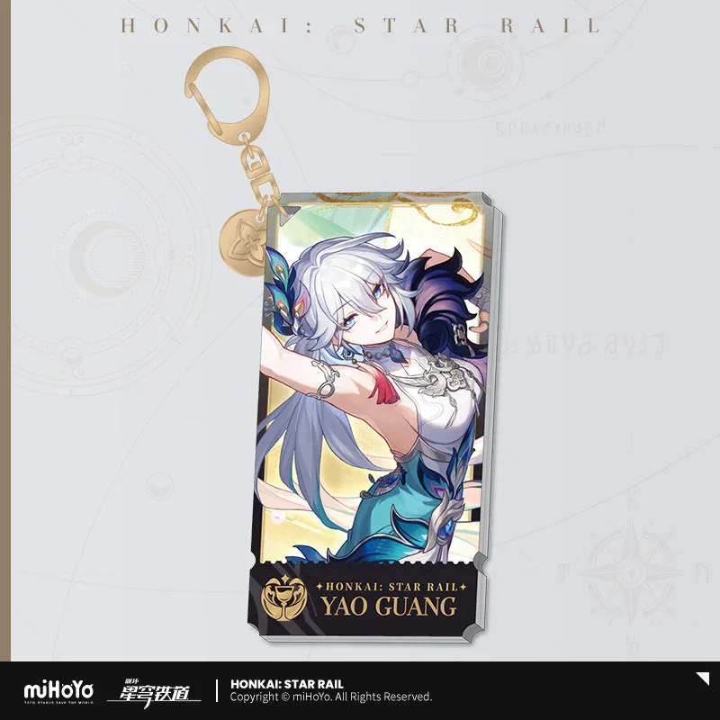 Honkai: Star Rail The Elation Character Warp Artwork Acrylic Keychain - Image 2