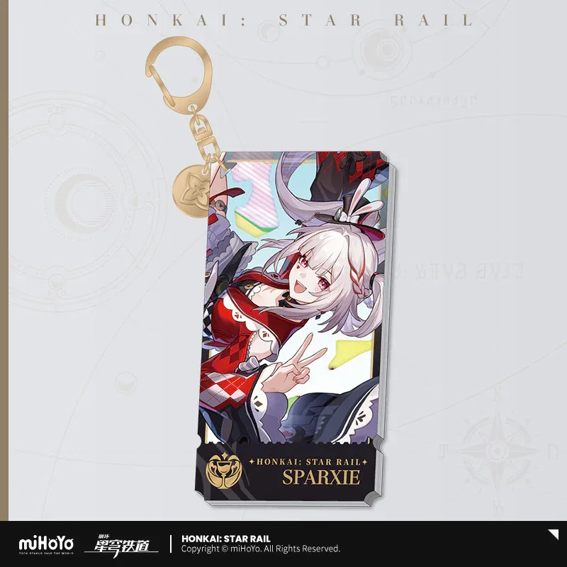 Honkai: Star Rail The Elation Character Warp Artwork Acrylic Keychain - Image 3