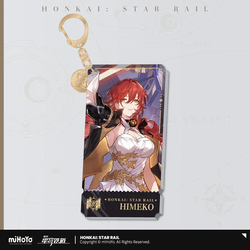 Honkai: Star Rail The Erudition Character Warp Artwork Acrylic Keychain - Image 2