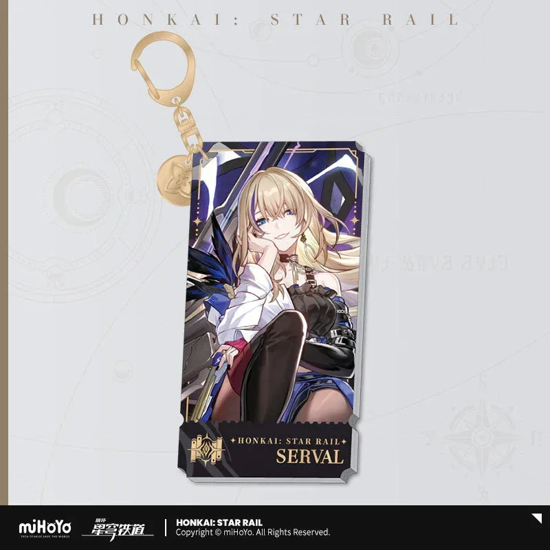 Honkai: Star Rail The Erudition Character Warp Artwork Acrylic Keychain - Image 4