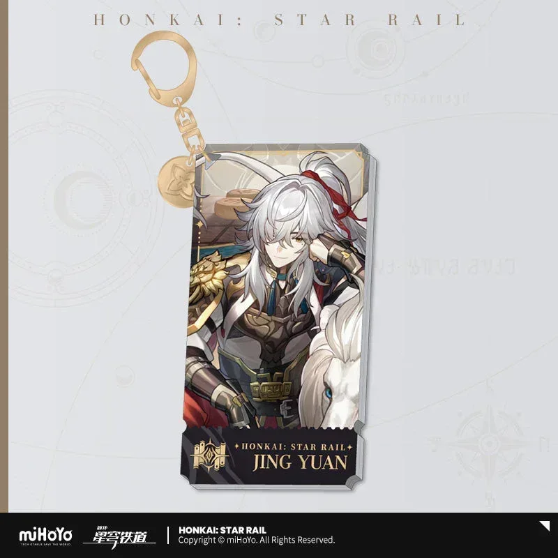 Honkai: Star Rail The Erudition Character Warp Artwork Acrylic Keychain - Image 5