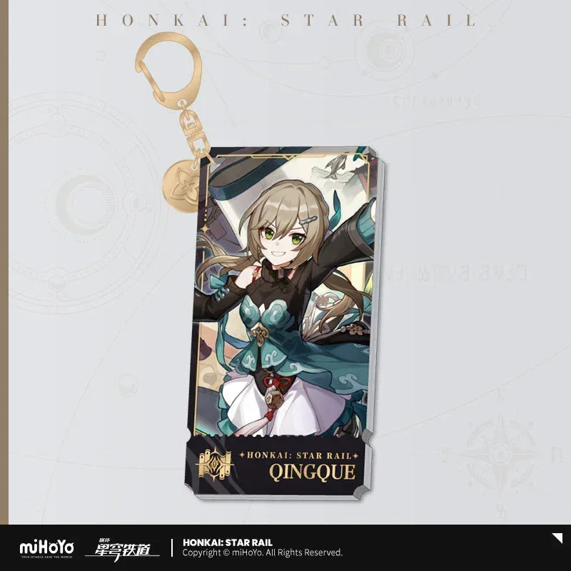 Honkai: Star Rail The Erudition Character Warp Artwork Acrylic Keychain - Image 6