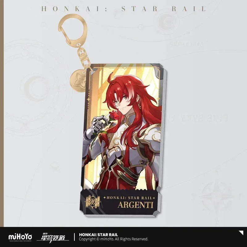 Honkai: Star Rail The Erudition Character Warp Artwork Acrylic Keychain - Image 7