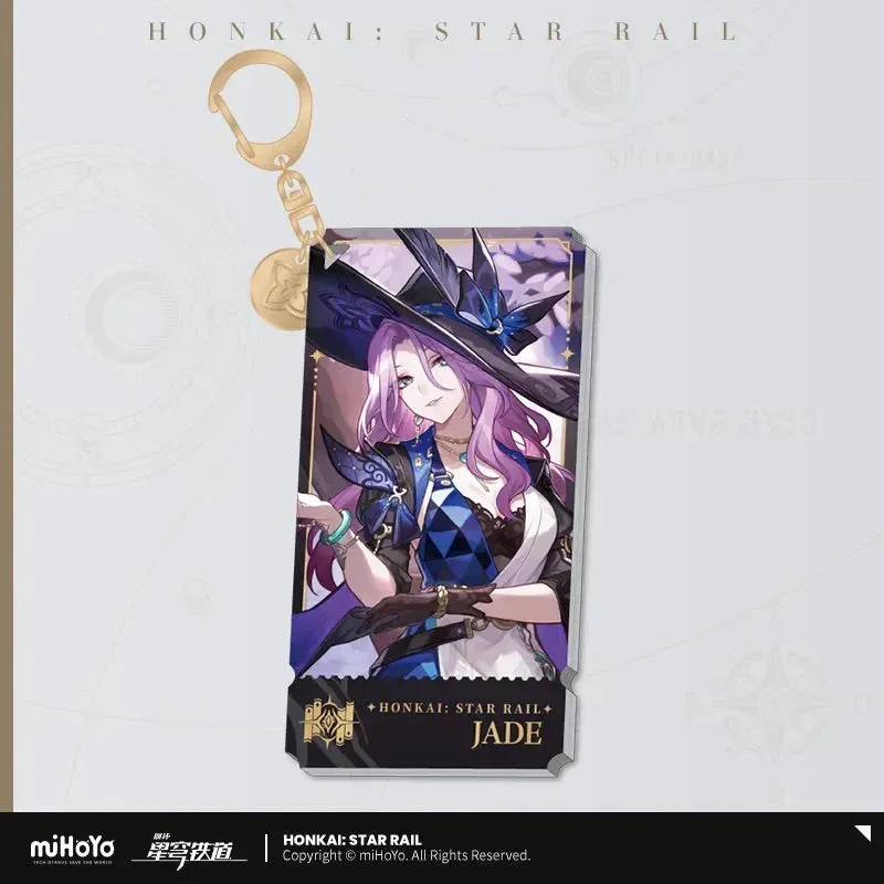 Honkai: Star Rail The Erudition Character Warp Artwork Acrylic Keychain - Image 8