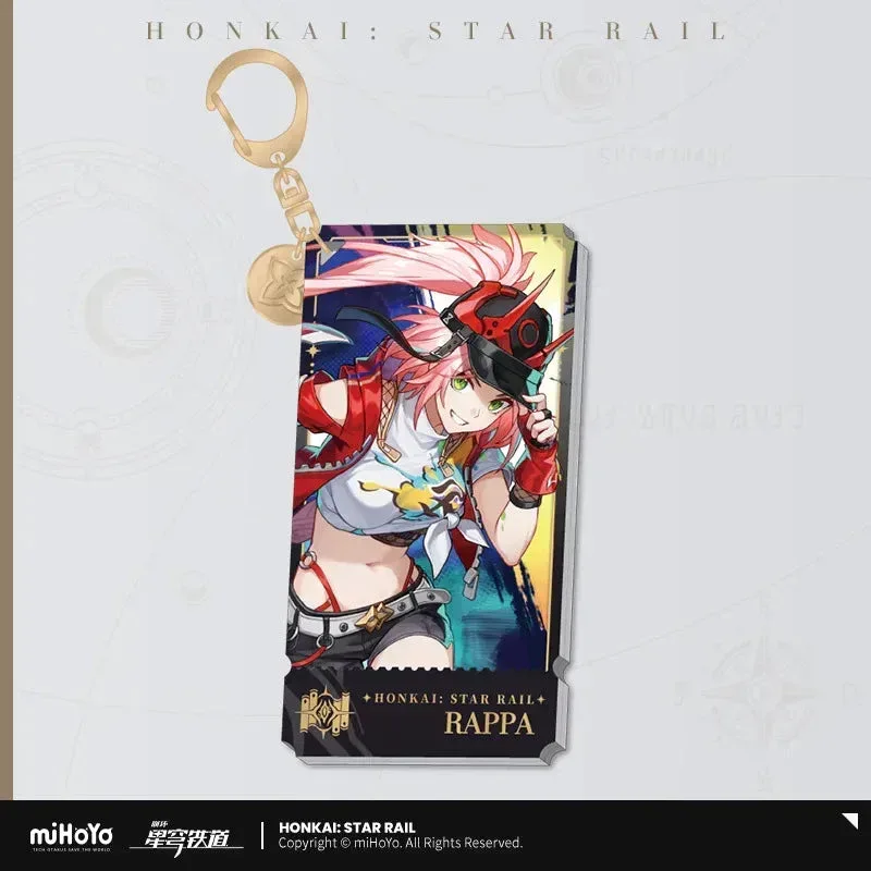 Honkai: Star Rail The Erudition Character Warp Artwork Acrylic Keychain - Image 9
