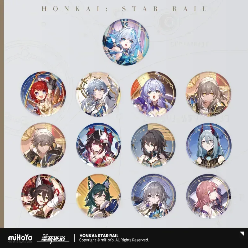 Honkai: Star Rail The Harmony Character Warp Artwork Tinplate Badge