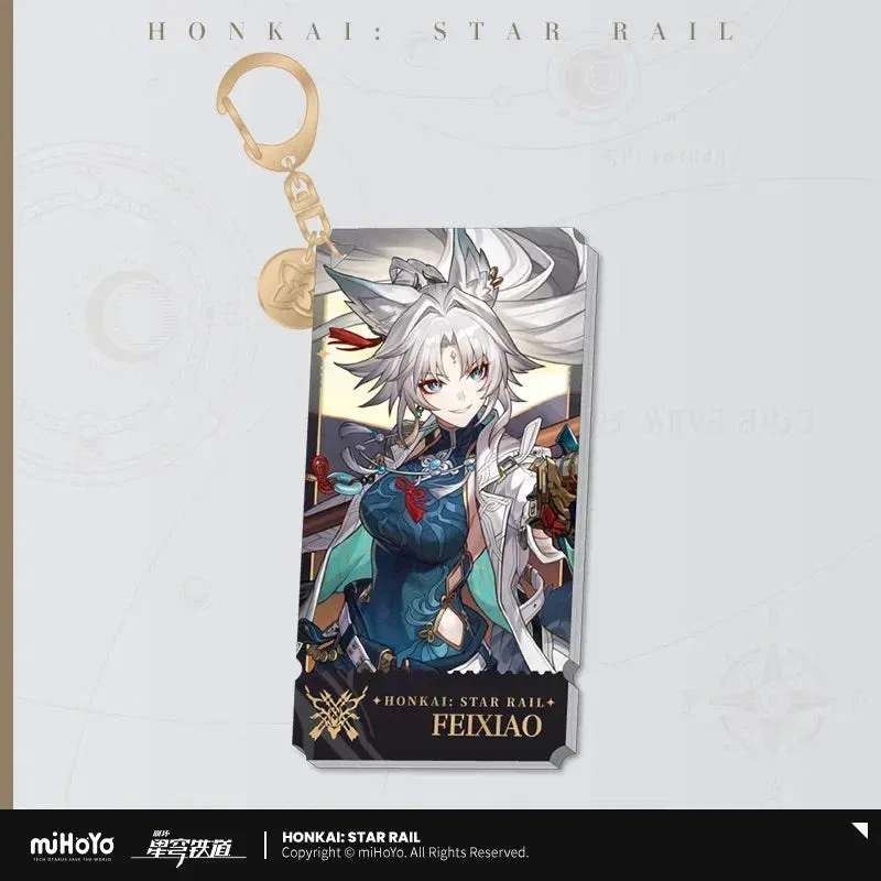 Honkai: Star Rail The Hunt Character Warp Artwork Acrylic Keychain - Image 10
