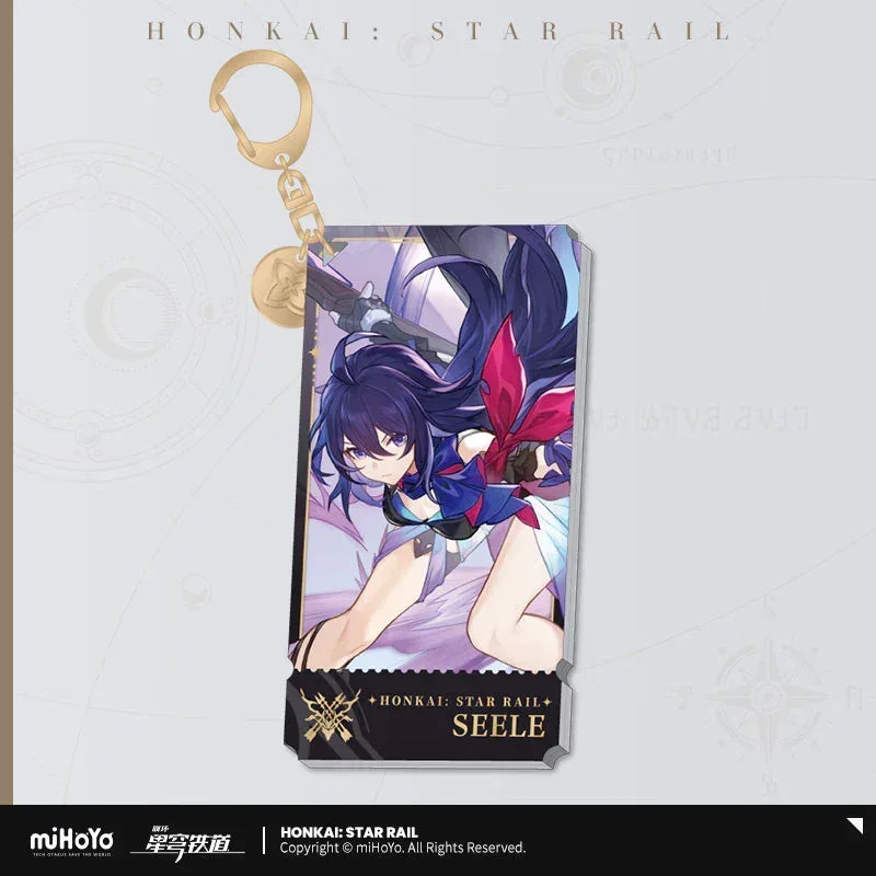 Honkai: Star Rail The Hunt Character Warp Artwork Acrylic Keychain - Image 3