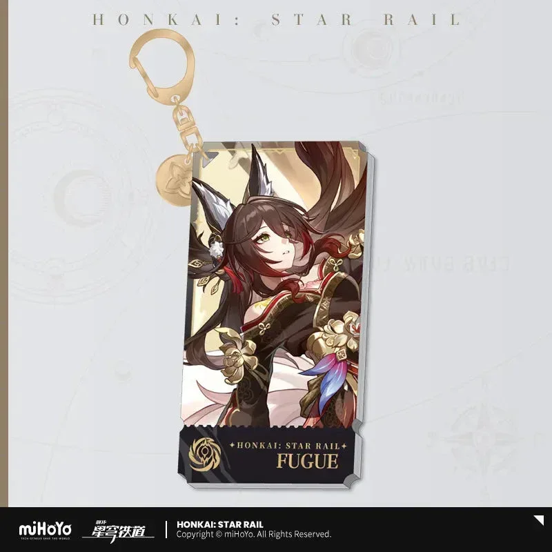 Honkai: Star Rail The Nihility Character Warp Artwork Acrylic Keychain - Image 12