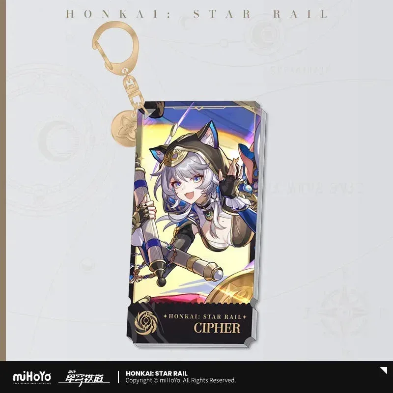 Honkai: Star Rail The Nihility Character Warp Artwork Acrylic Keychain - Image 13
