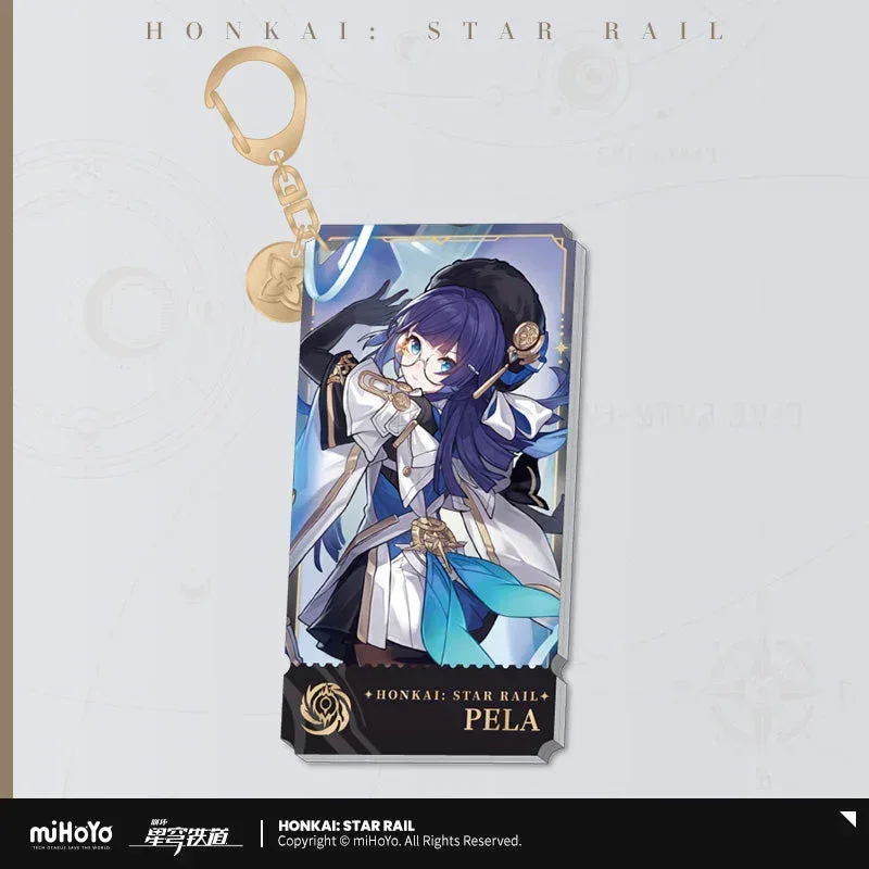 Honkai: Star Rail The Nihility Character Warp Artwork Acrylic Keychain - Image 4