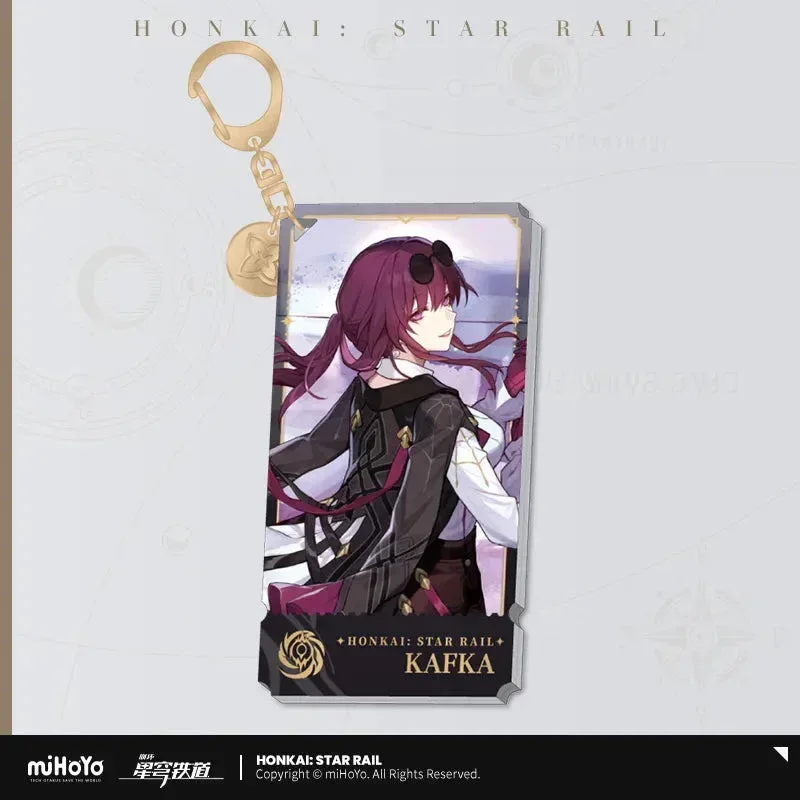 Honkai: Star Rail The Nihility Character Warp Artwork Acrylic Keychain - Image 6
