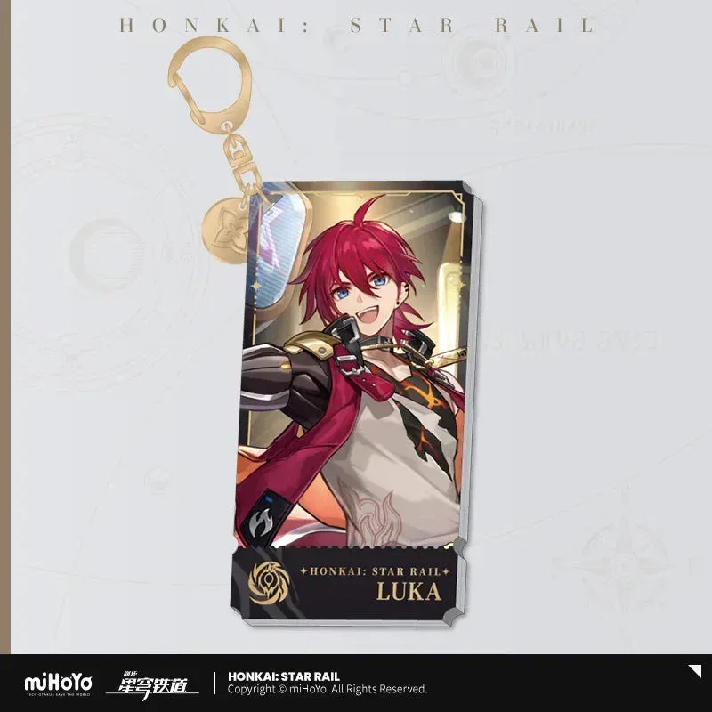 Honkai: Star Rail The Nihility Character Warp Artwork Acrylic Keychain - Image 7