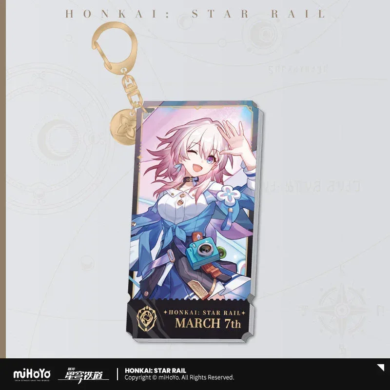 Honkai: Star Rail The Preservation Character Warp Artwork Acrylic Keychain - Image 2