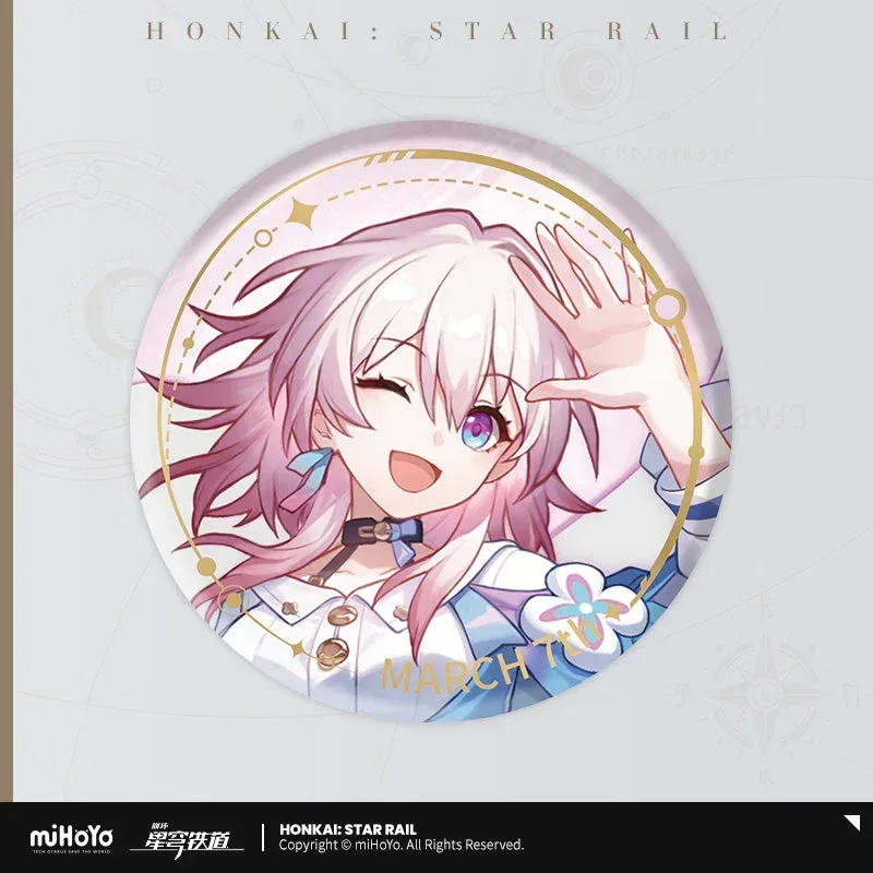 Honkai: Star Rail The Preservation Character Warp Artwork Tinplate Badge - Image 2