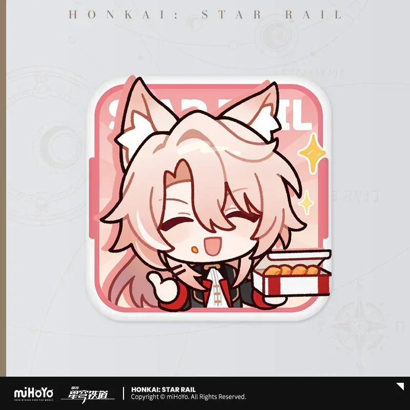 Honkai: Star Rail x KFC 2025 Series Chibi Emoji Tinplate Badge - Image 2