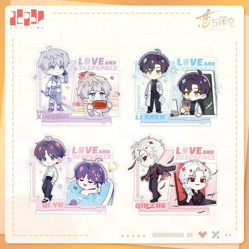Love and Deepspace Liankong Chibi Report Series Acrylic Penrack