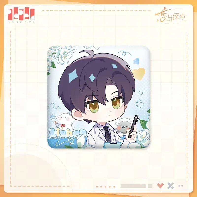 Love and Deepspace Liankong Chibi Report Series Tinplate Badge - Image 2