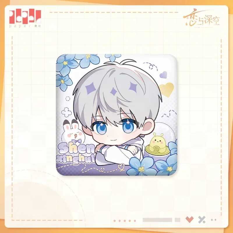 Love and Deepspace Liankong Chibi Report Series Tinplate Badge - Image 3