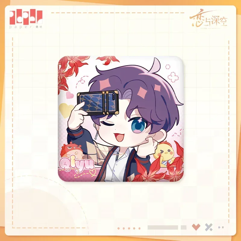 Love and Deepspace Liankong Chibi Report Series Tinplate Badge - Image 4